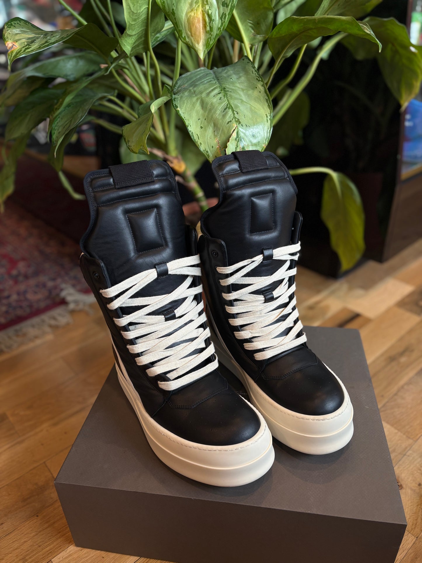 Rick Owens Mega Geobaskets Clean OG Size 43