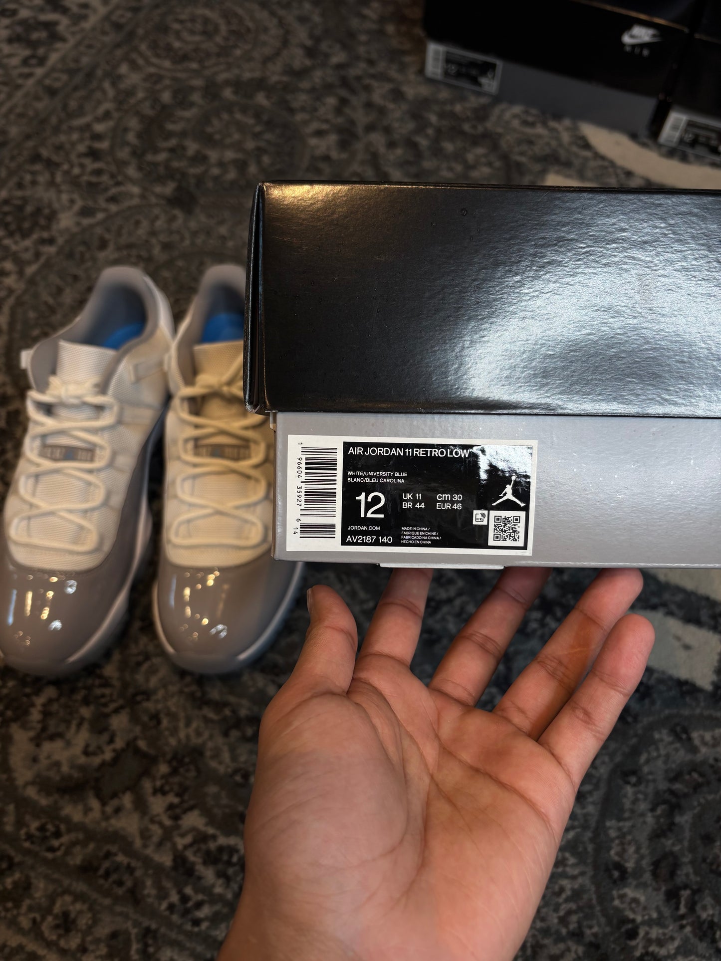 Jordan 11 Retro Low “Cement Grey” DS OG SIZE 12