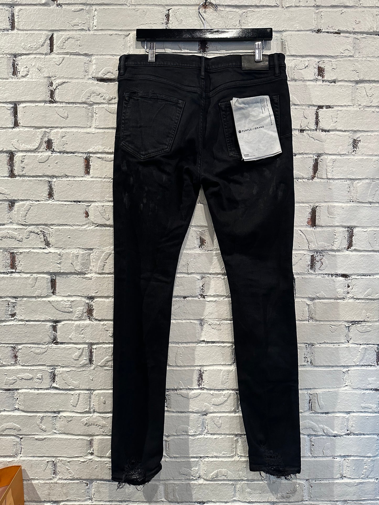 Purple Jeans Jet Black PO Size 34