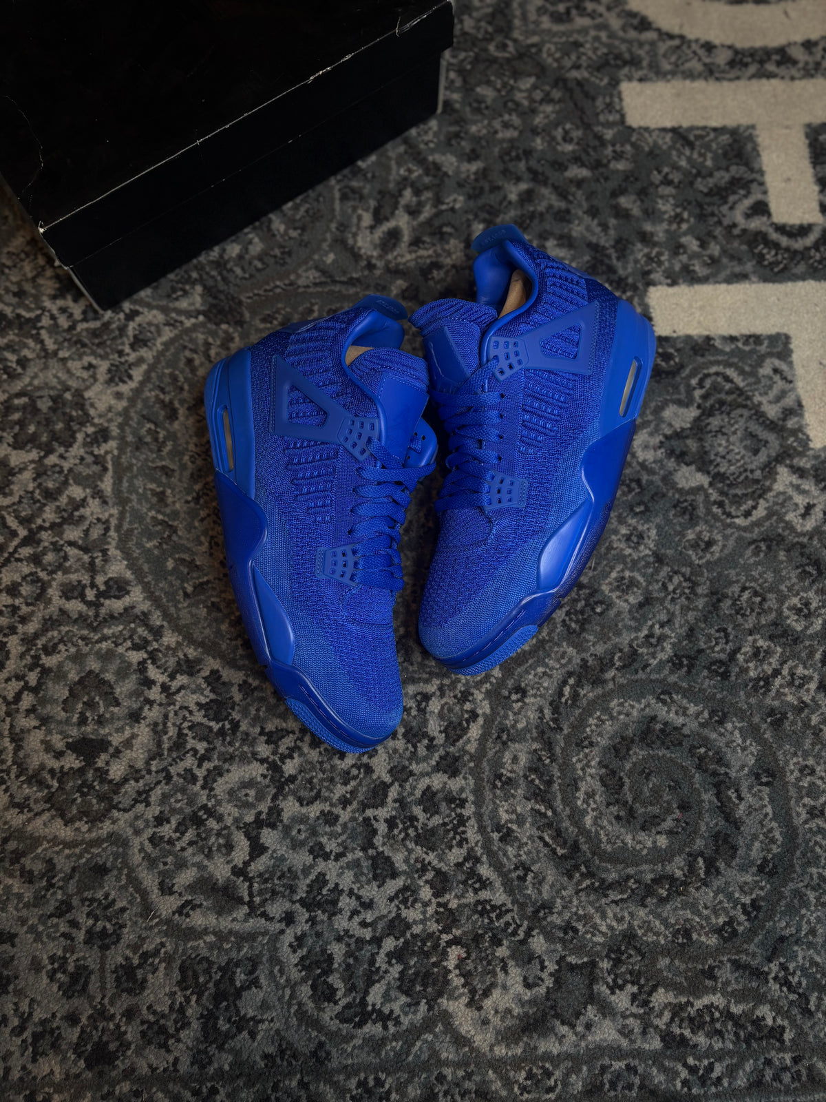 Jordan 4 Retro Flyknit “Royal” Ds Og Size 10.5