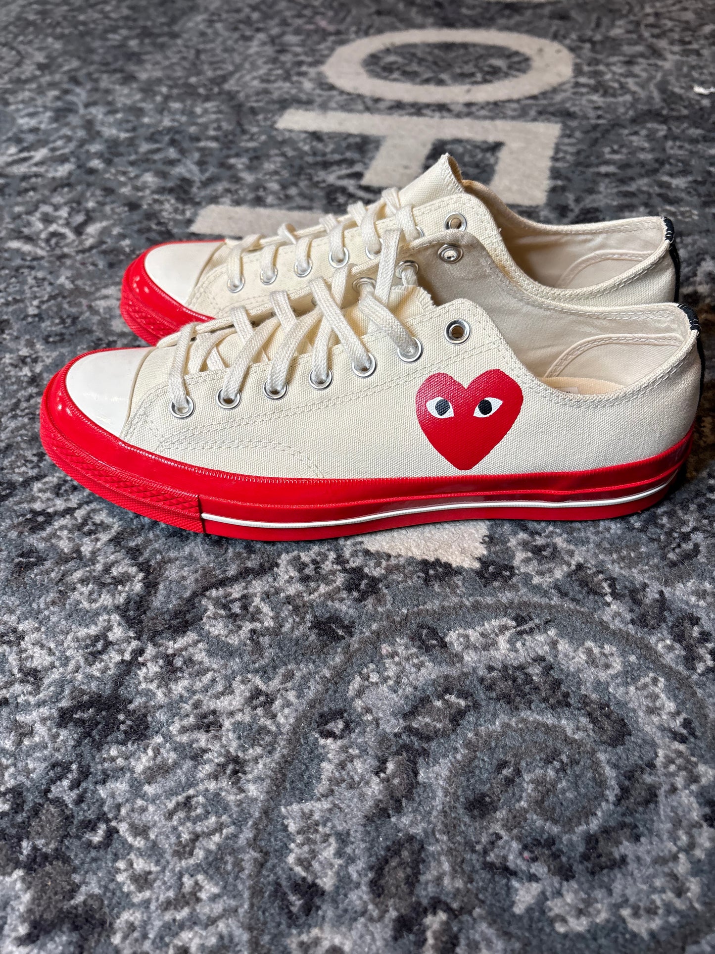 Comme des garçons play X Converse chuck 70 low Clean Nb Size 11