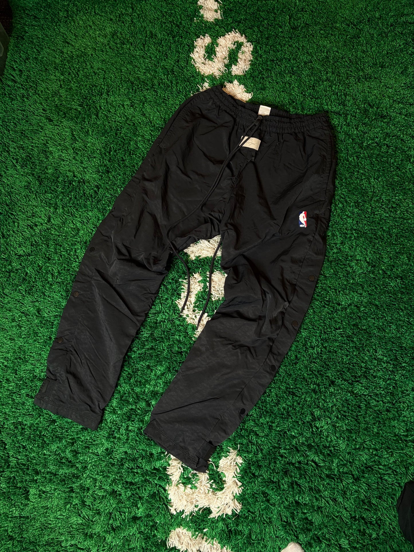 NBA x FOG Track Pants Black Size Large