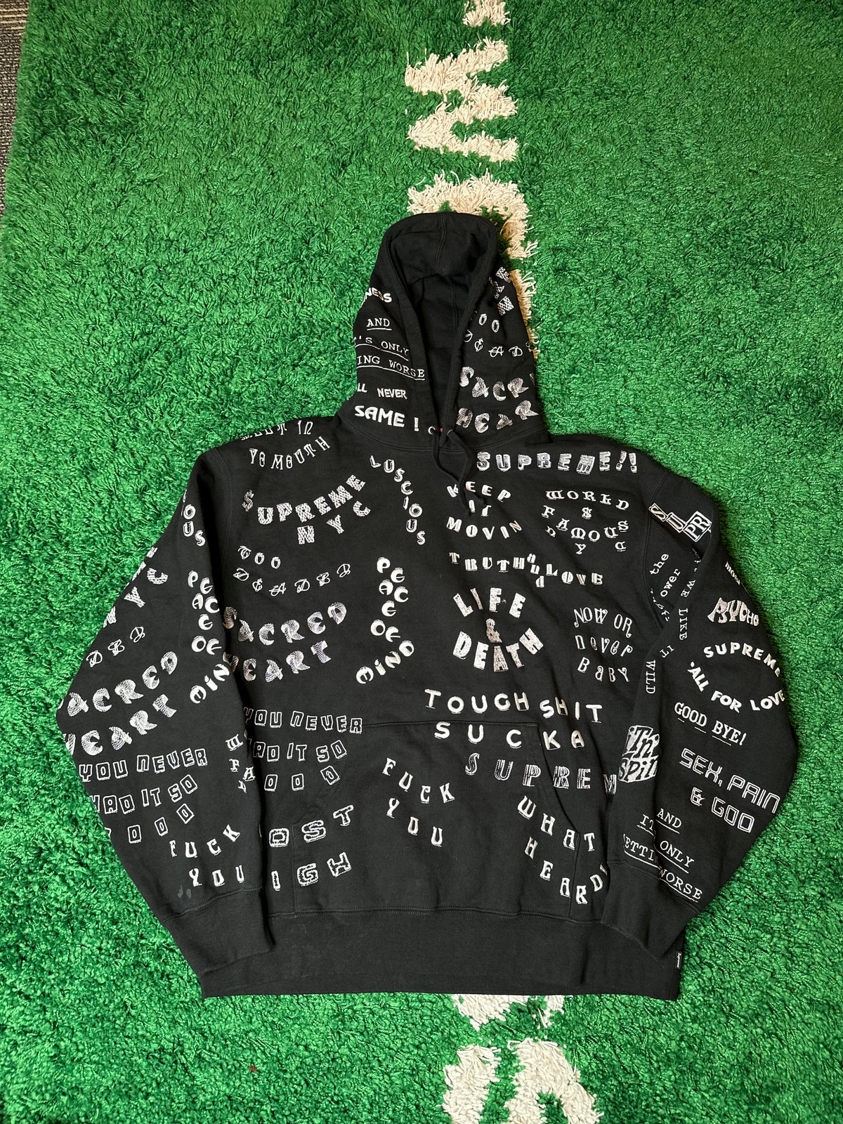 Supreme Too Deadly Hoodie Size XL
