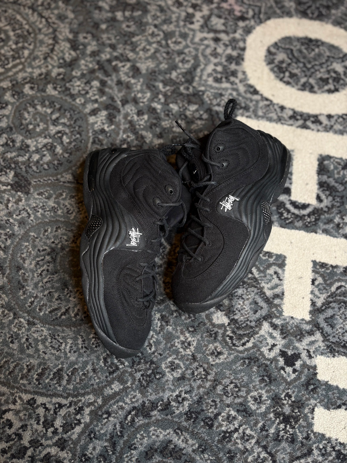 Nike Air Penny 2 “Stussy Black” Clean Nb Size 11.5
