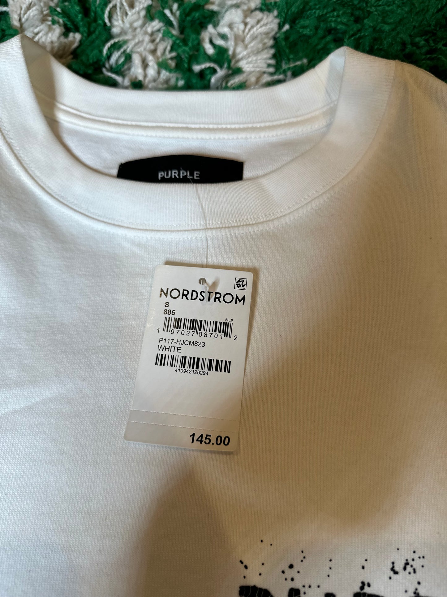 Purple Brand Tee White DS Size Small