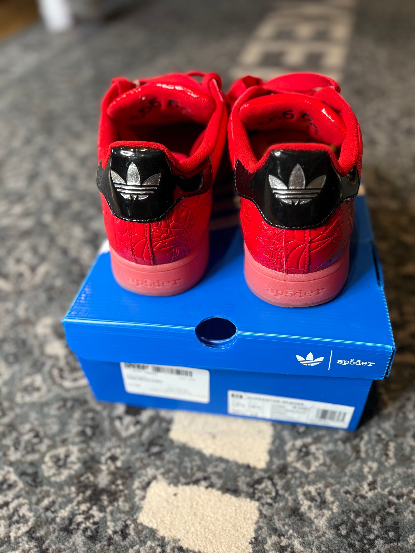 Adidas Superstar “Sp5der Red Black” VNDS OG SIZE 13.5