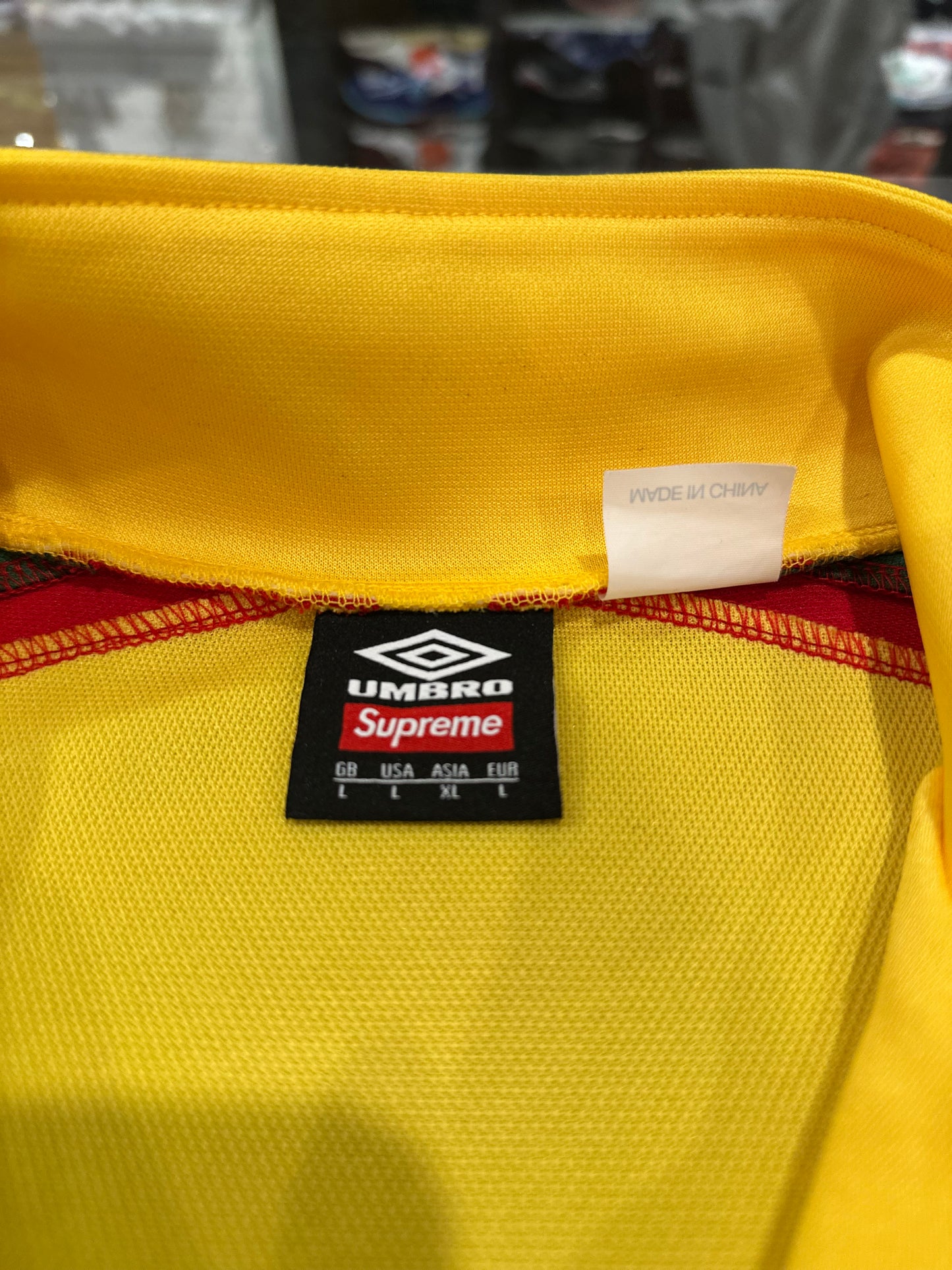 Supreme Umbro Yellow Jacket Size Large