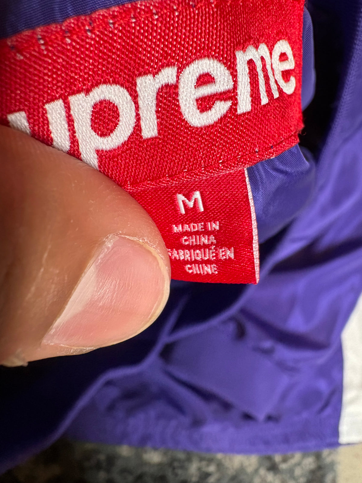 Supreme Warthog Warm Up Pullover “Purple” Size Medium