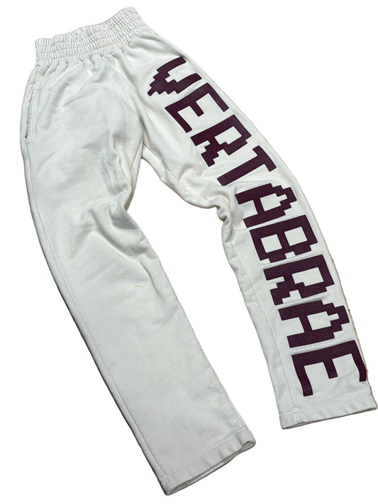 Vertebrae Beige Sweatpants Size Small