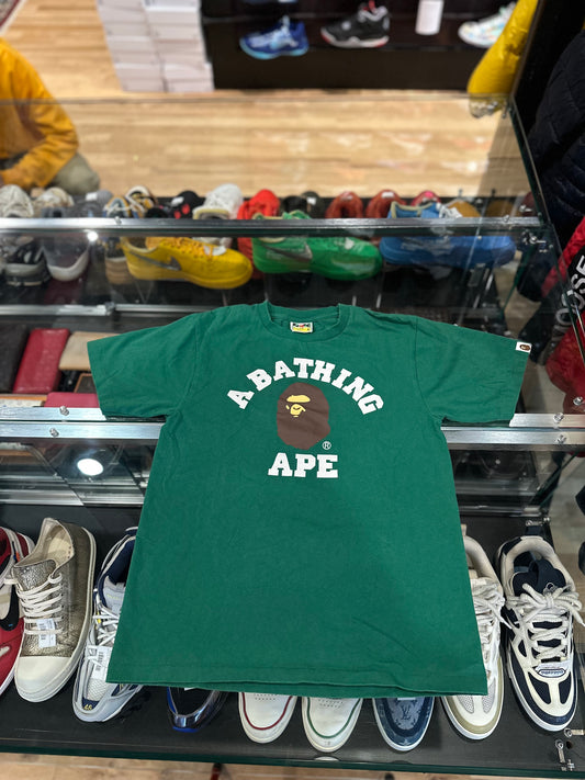 Bape Green Tee Size Small