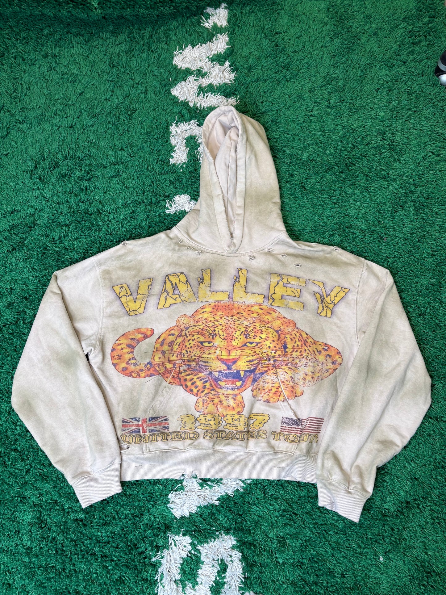 Vale Cheetah Hoodie Size Large