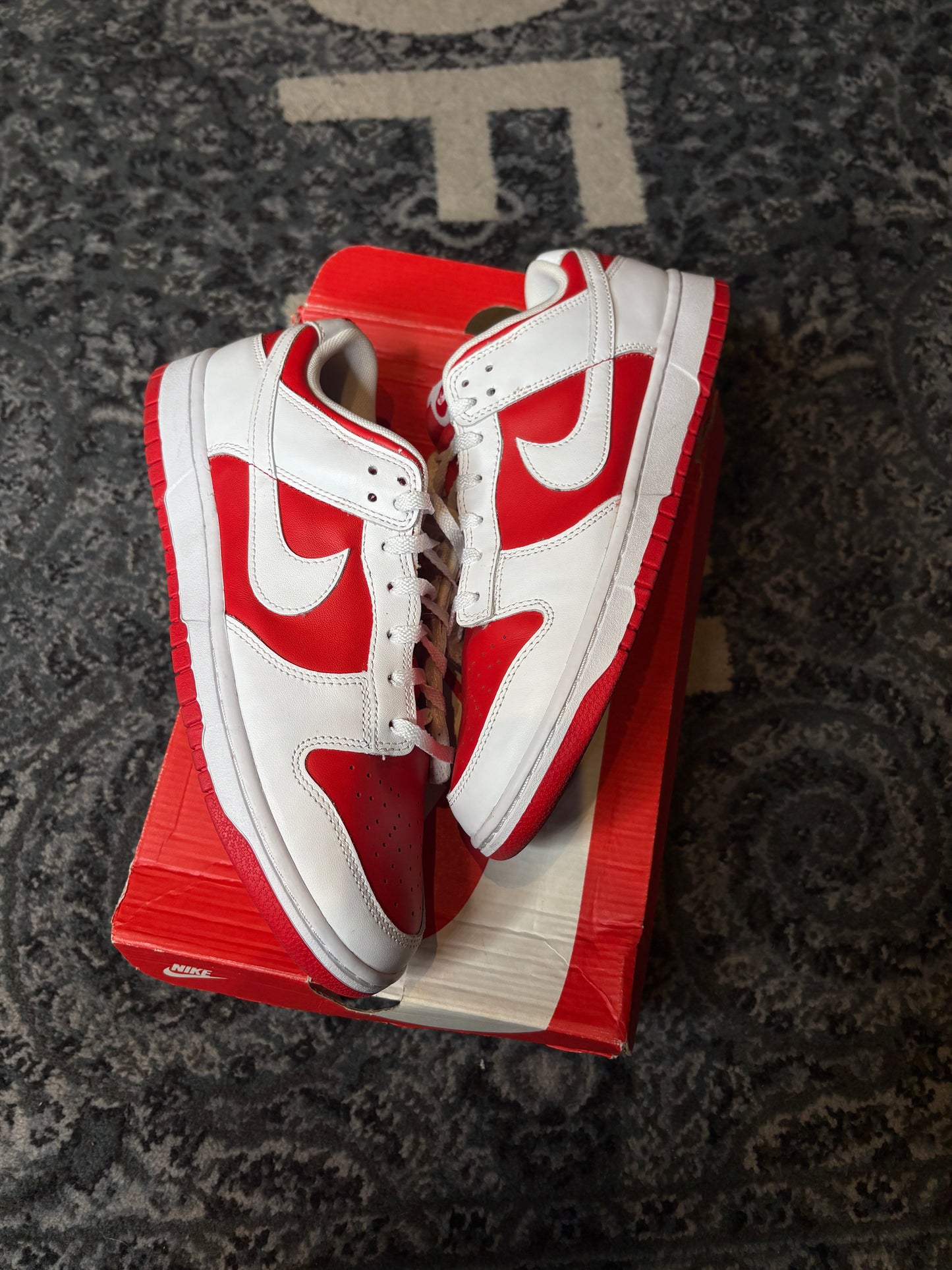 Nike Dunk Low “Championship Red” Clean Og Size 10