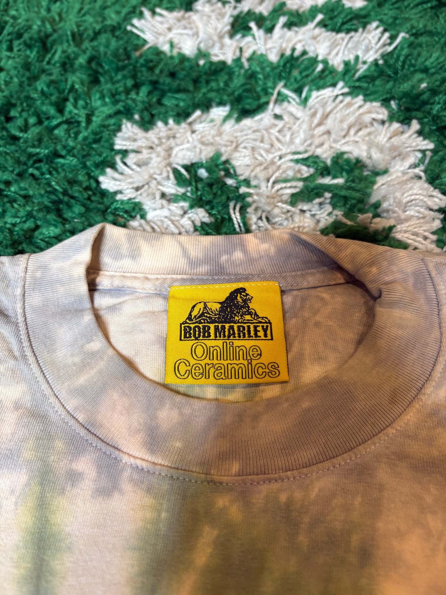 Online Ceramics Bob Marley Tie Dye Tee DS Size Large