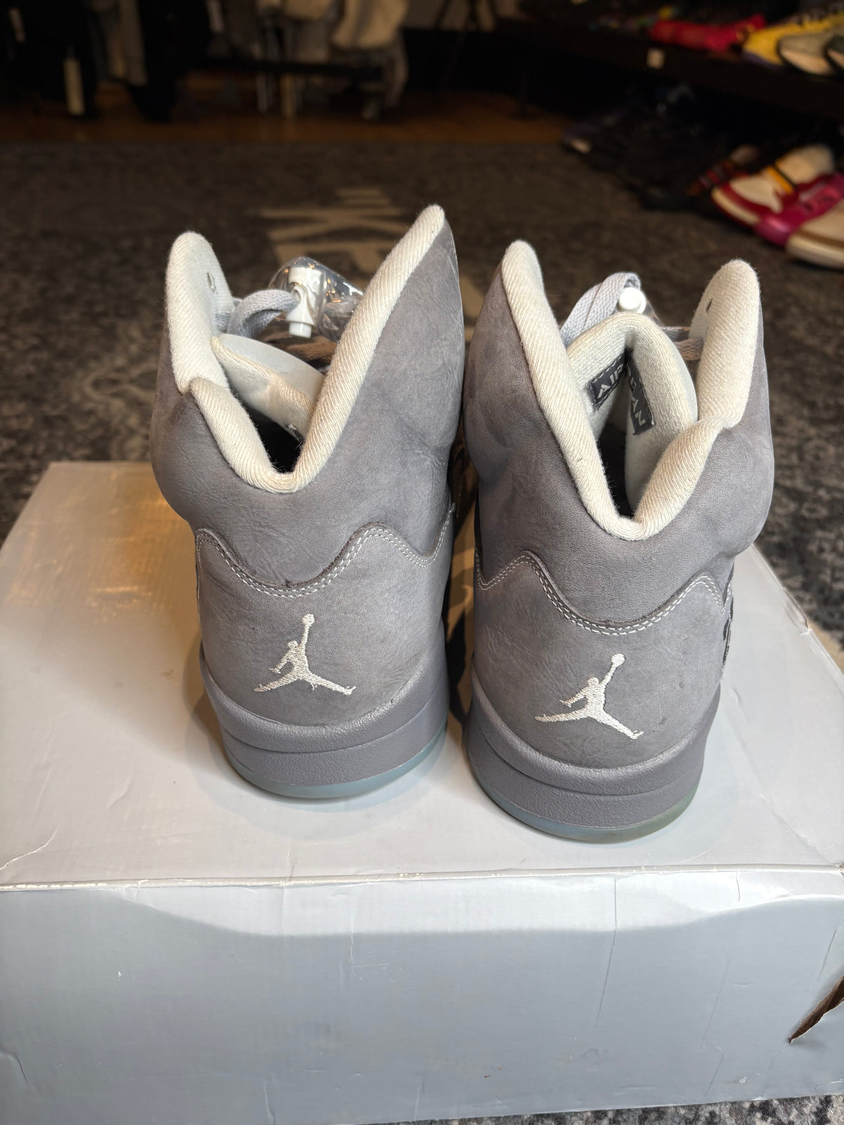 Jordan 5 Retro “Wolf Grey” Clean Og Size 14