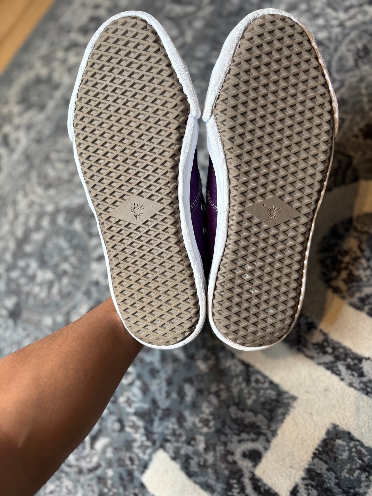 Maison Mihara Yasuhiro Peterson Og Sole Canvas Low “Purple” Clean Nb Size 11(44 EU)