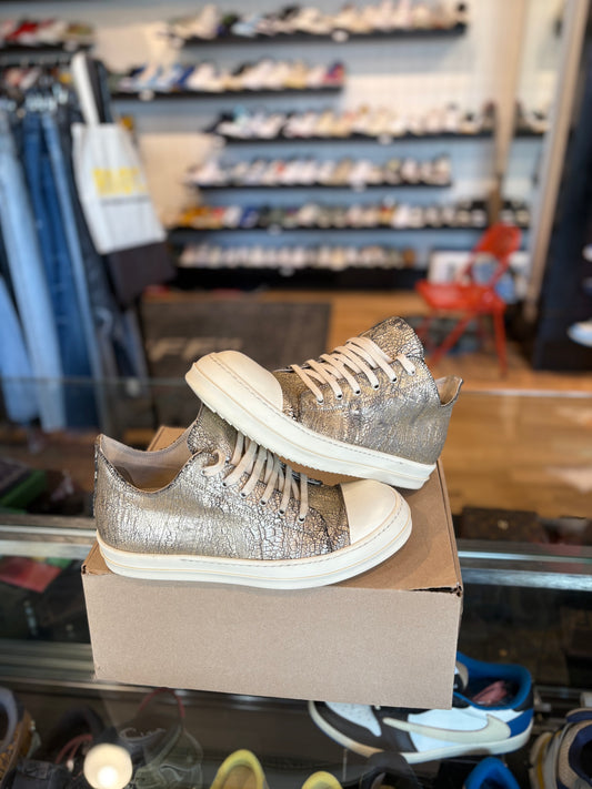 Rick Owens Drkshdw Gold Low Ramones Clean OG Size 43