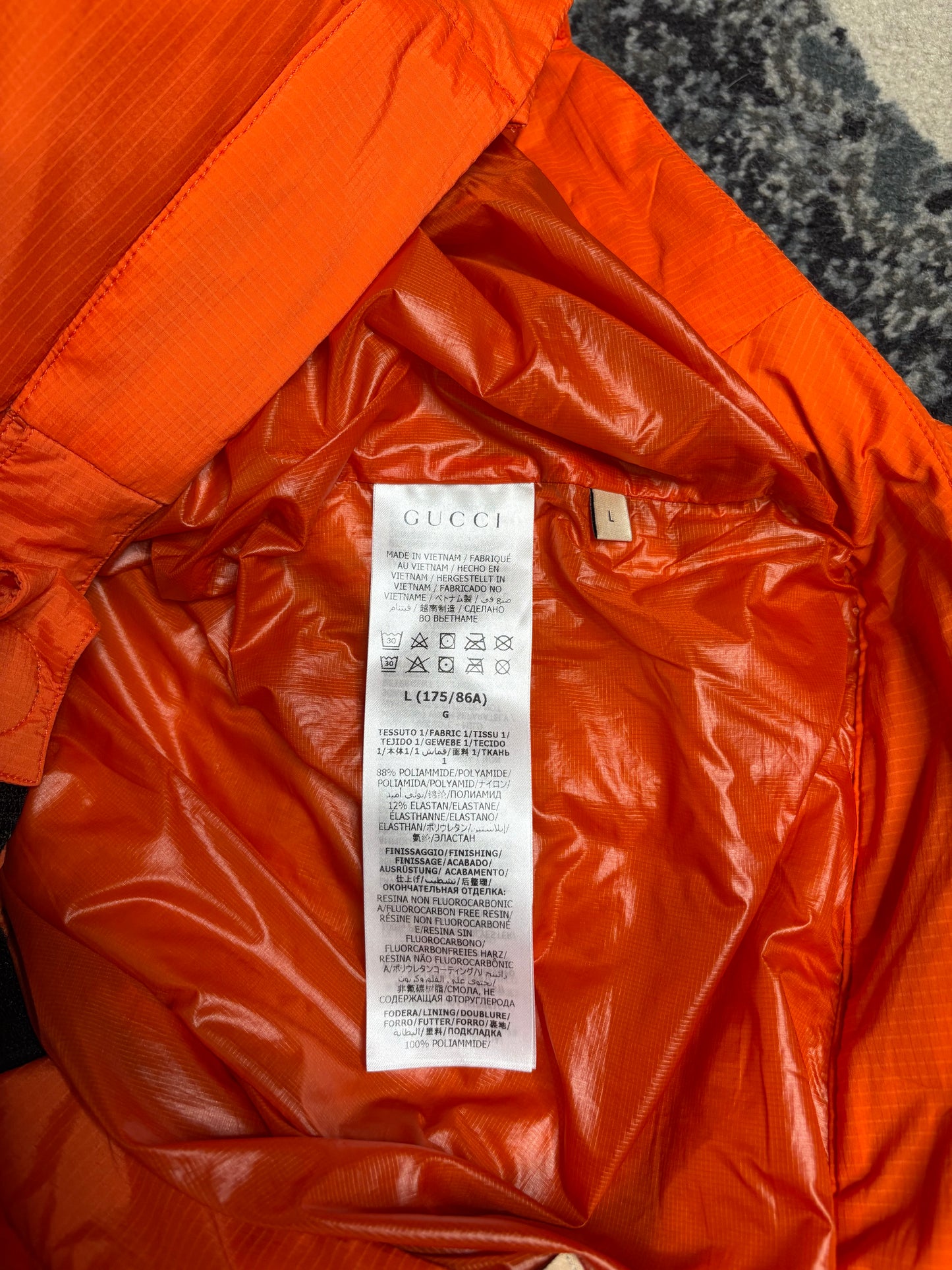 Gucci x TNF Orange Pant PO Size L