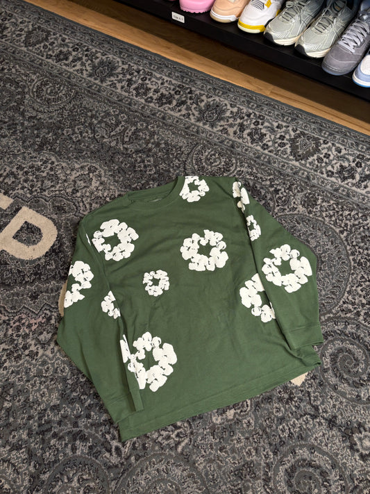 Denim Tears Green Wreath Long Sleeve Size XL