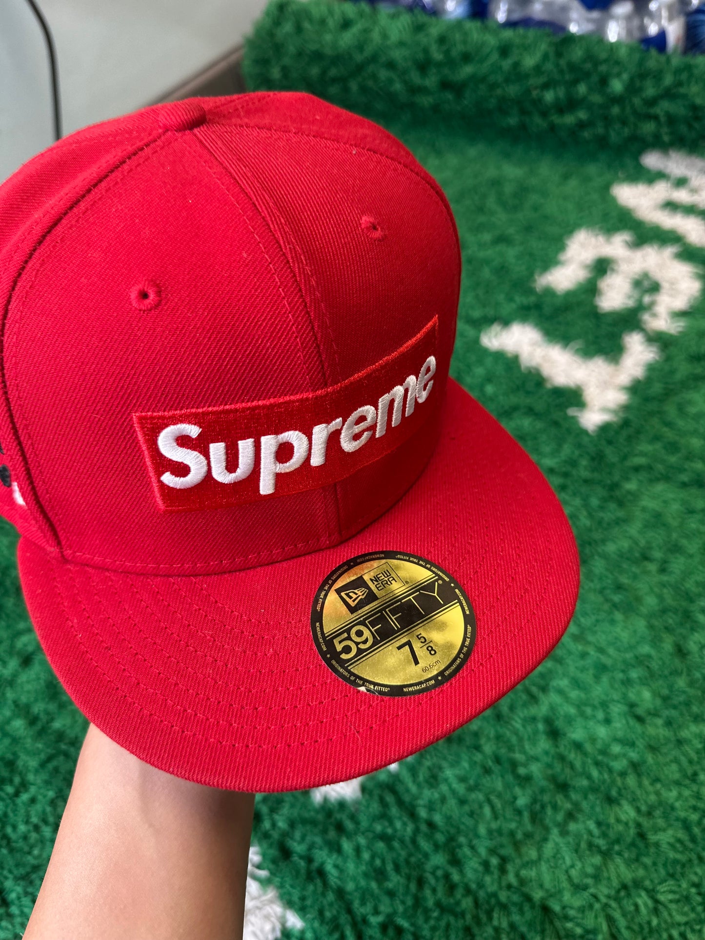 Supreme Bones Box Logo Era Hat DS 7 5/8