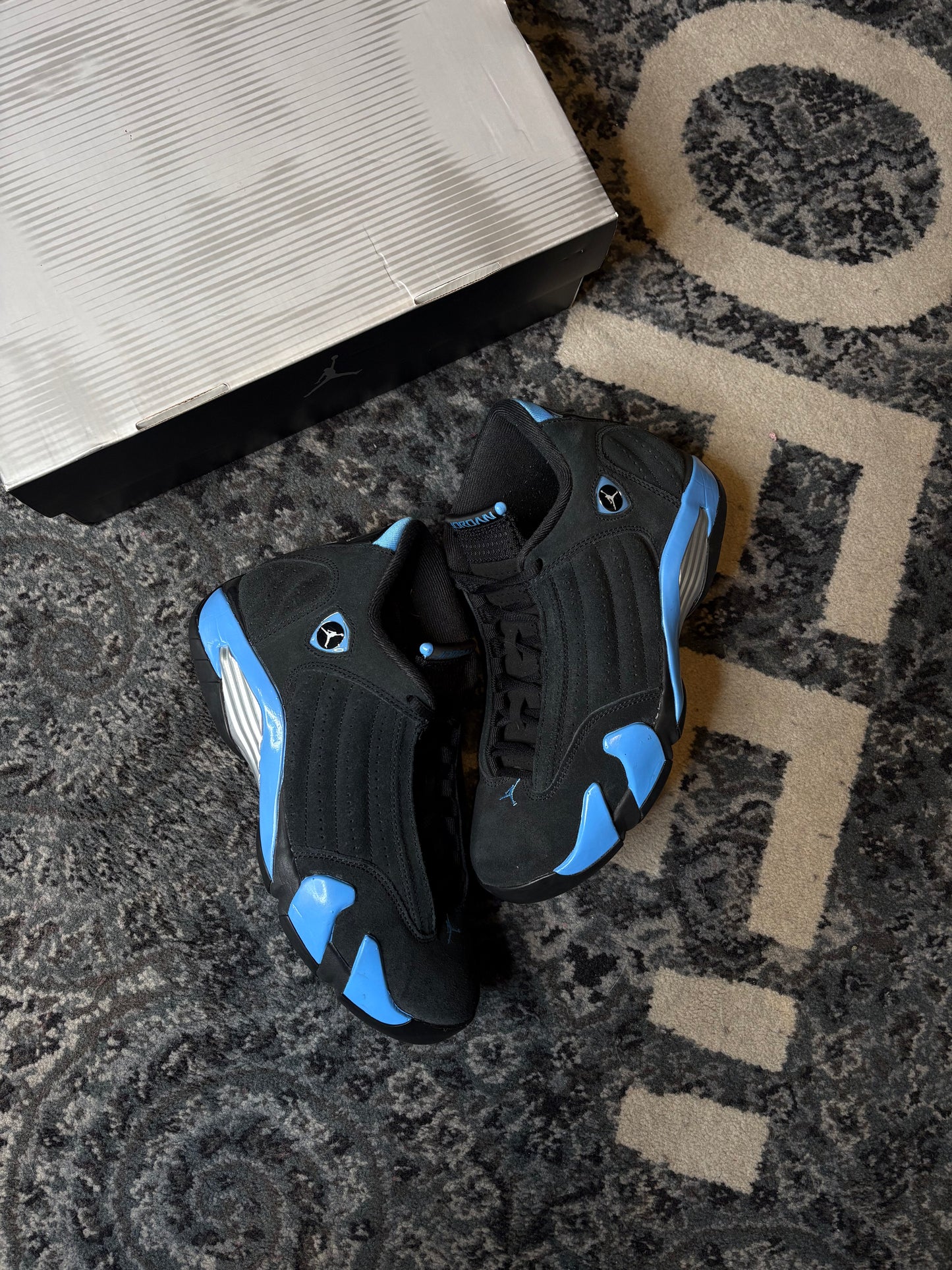 Jordan 14 Retro “Black University Blue” Clean Og Size 8.5