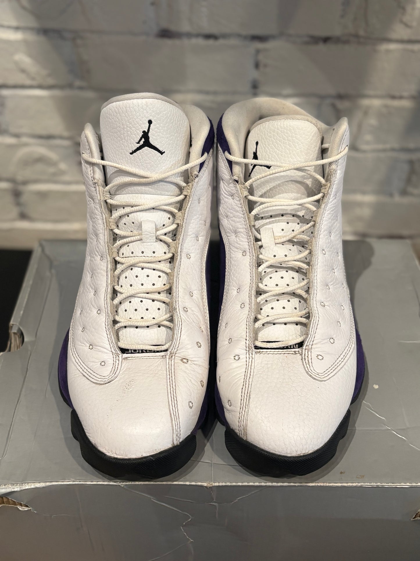 Jordan 13 ‘Lakers’ Clean Og box size 12