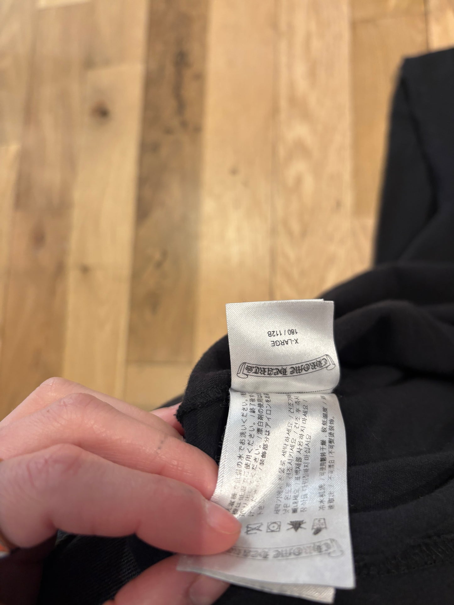 Chrome Hearts Long Sleeve Black Size XL