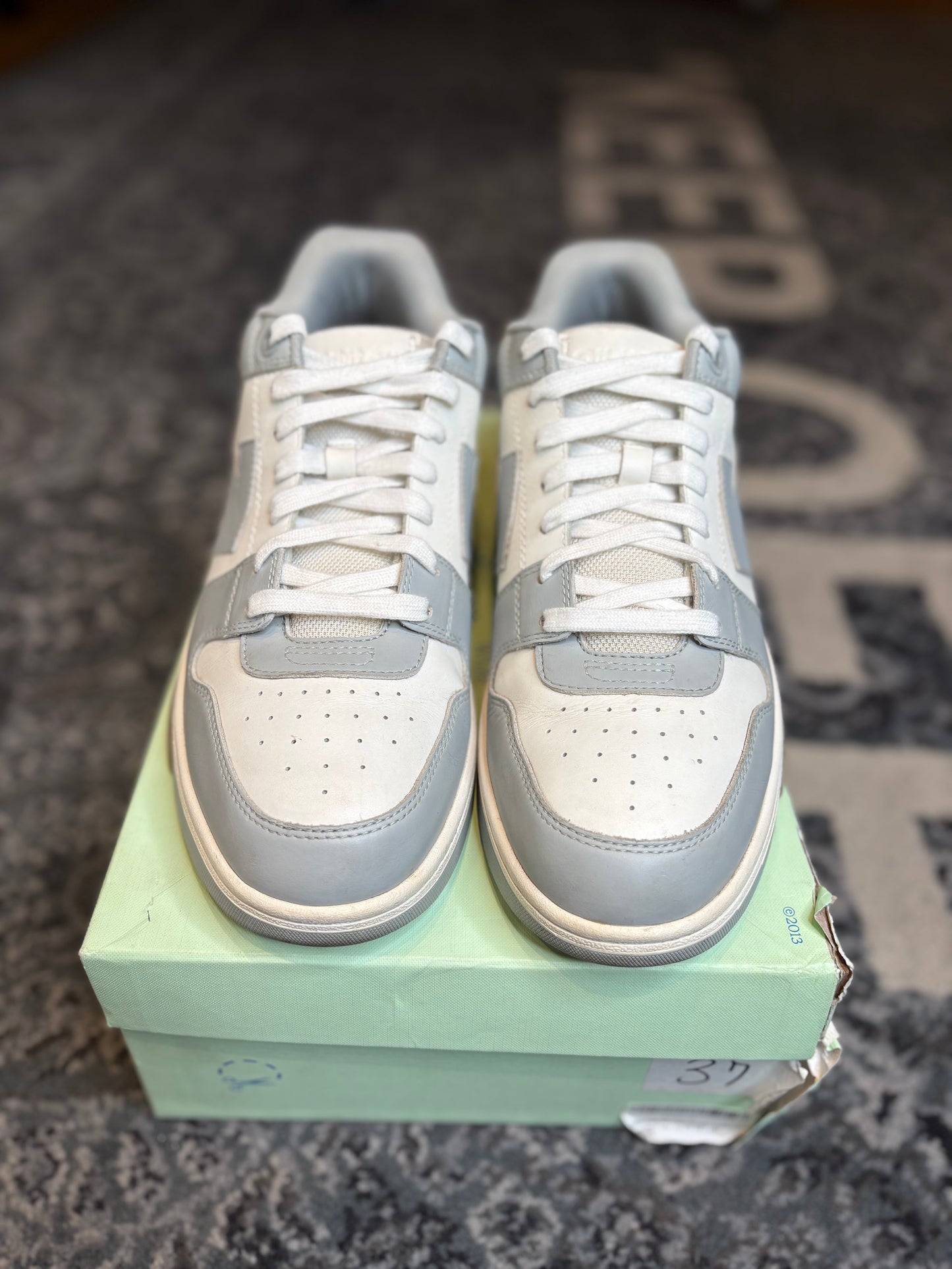 Off White Out Of Office “Grey and White” Po Og Size 10(43 EU)