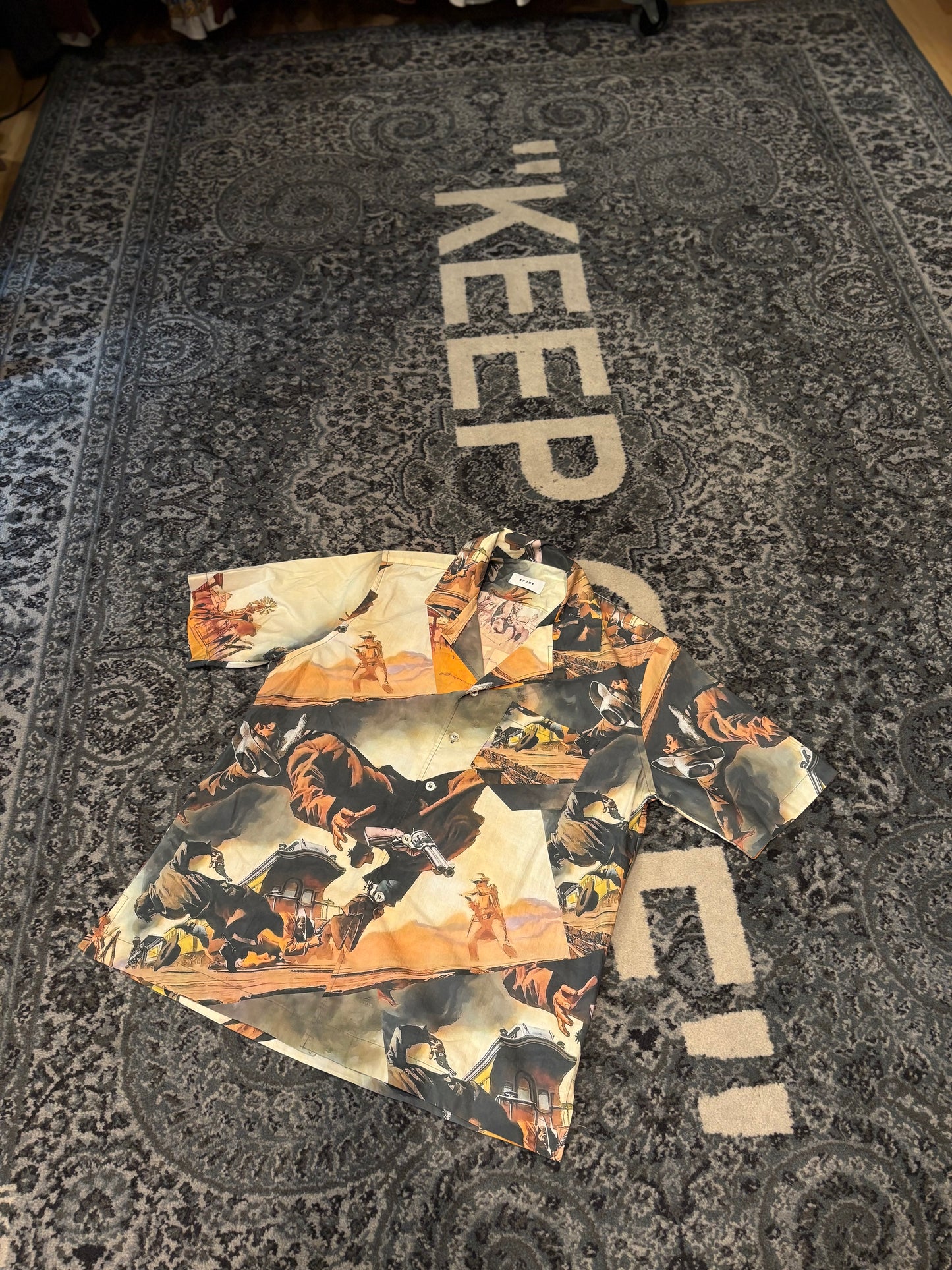 Rhude Cowboy Button Down Size XS