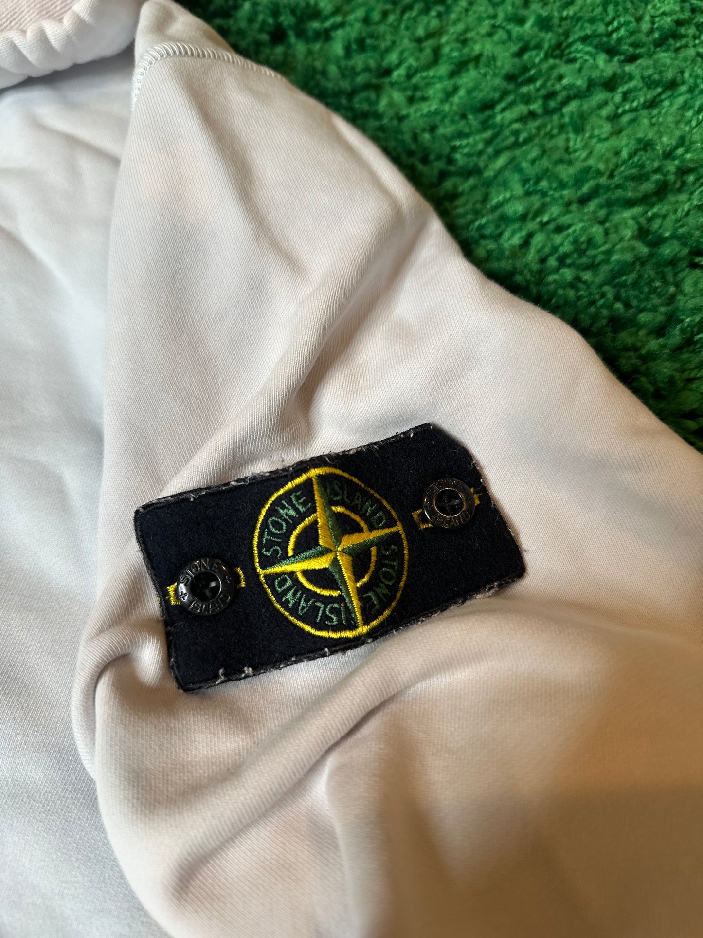 Stone Island Hoodie White Size Large