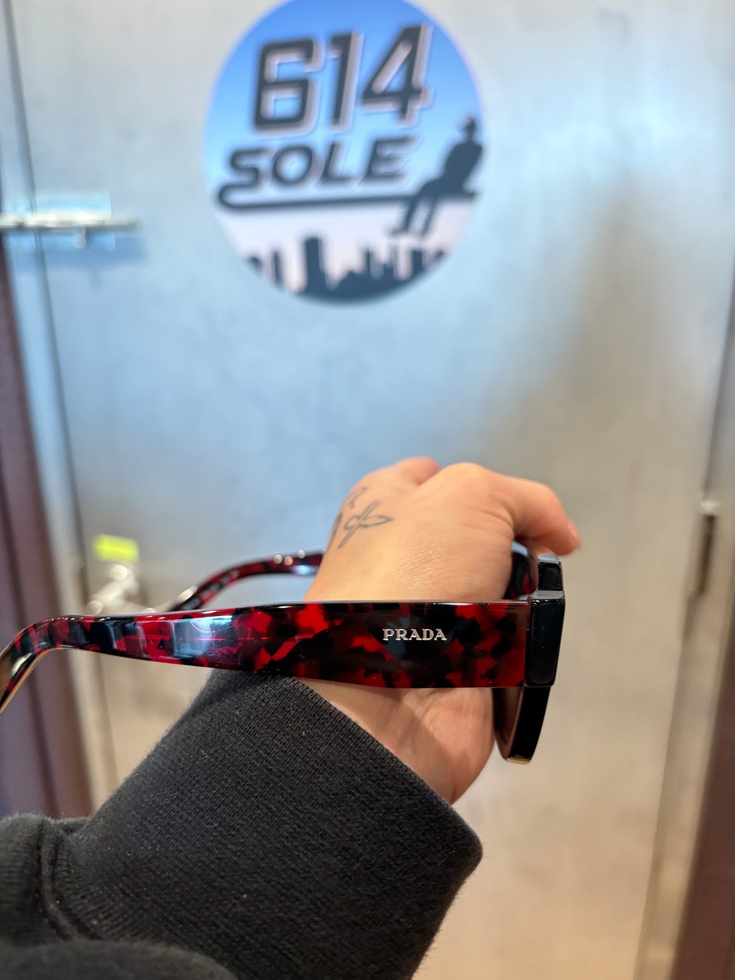 Prada Sunglasses Black/Red