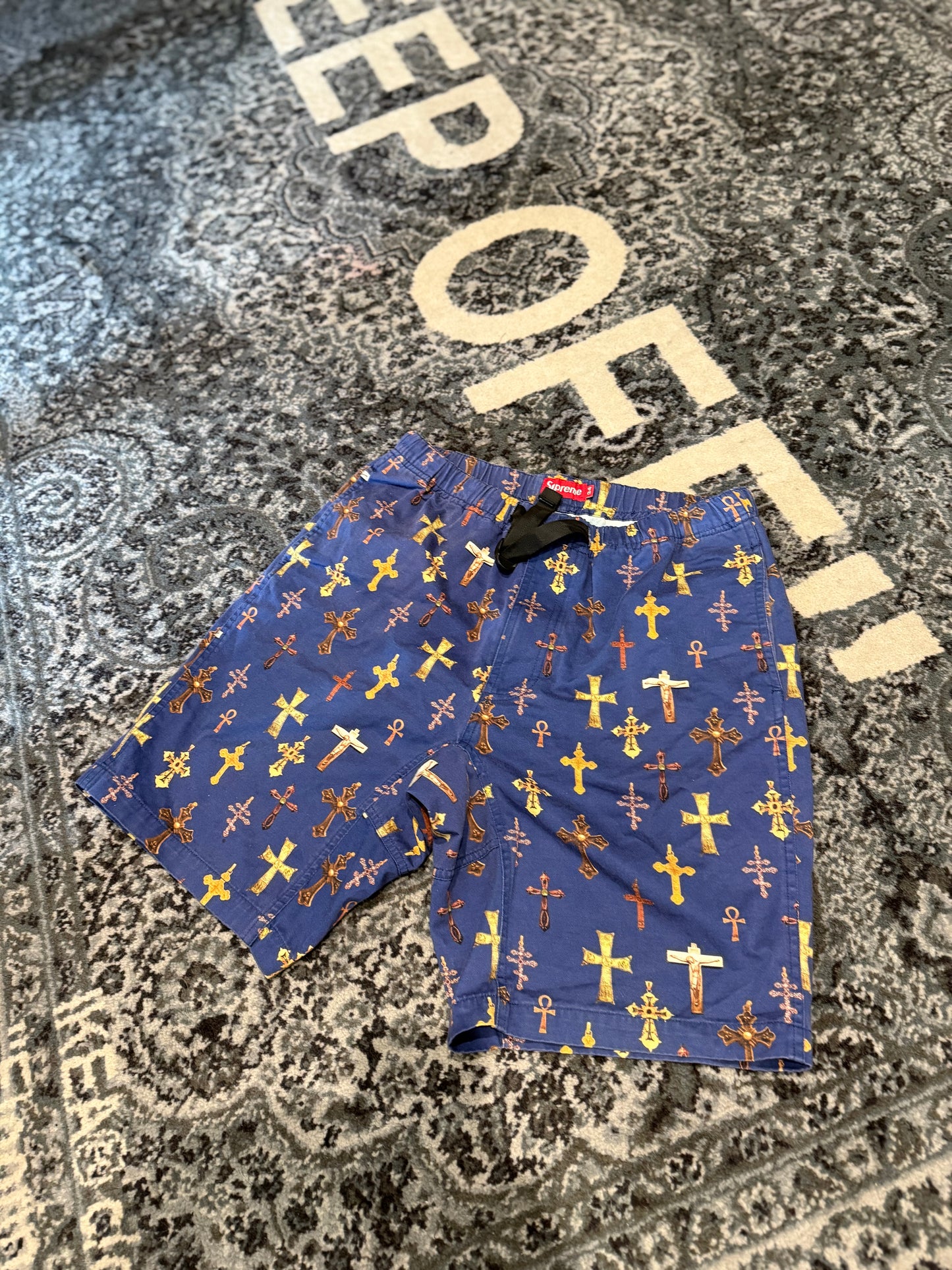 Supreme Cross Shorts Size 34