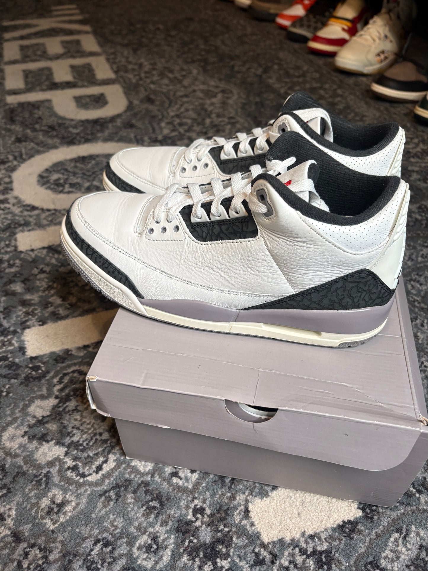 Jordan 3 Retro “Cement Grey” Clean Og Size 10