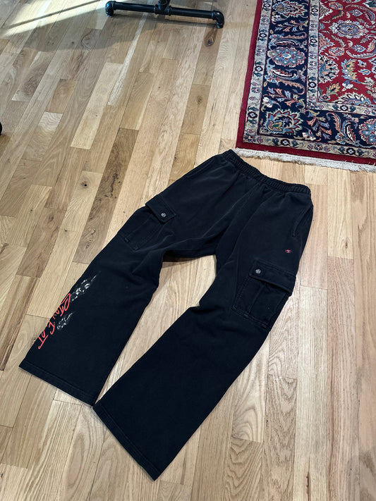 Chrome Hearts Matty Boy Wide Leg Sweatpants Size Large