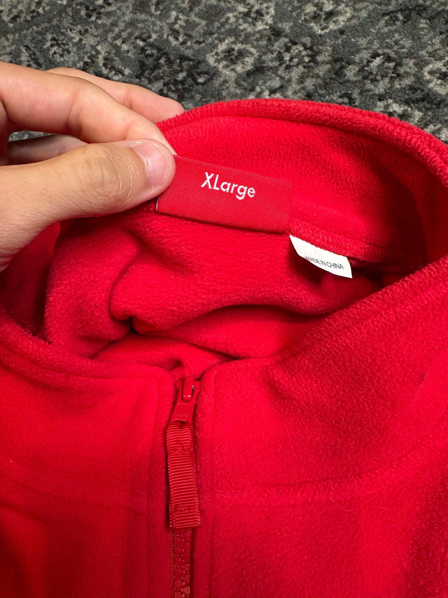 Supreme Polartec Zip Jacket Red Size XL