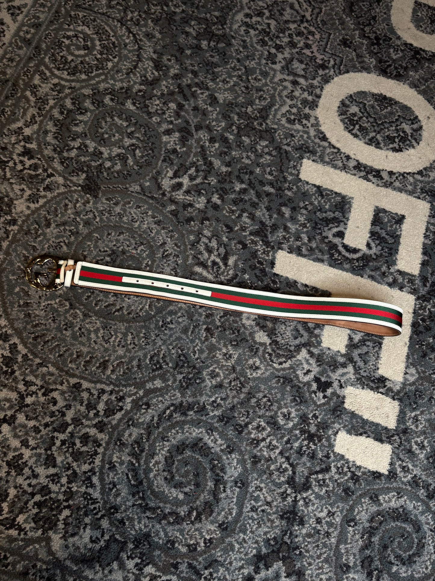Gucci Stripe Belt