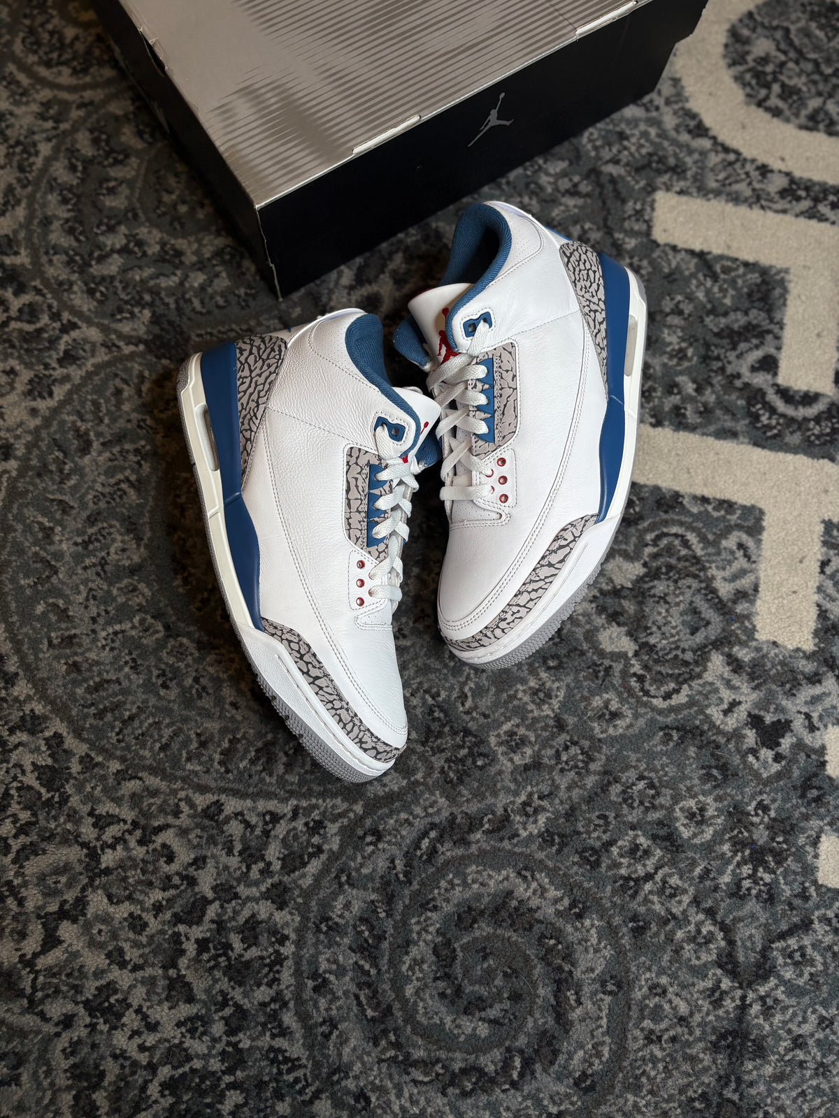 Jordan 3 Retro “True Blue” Clean Og Size 10.5