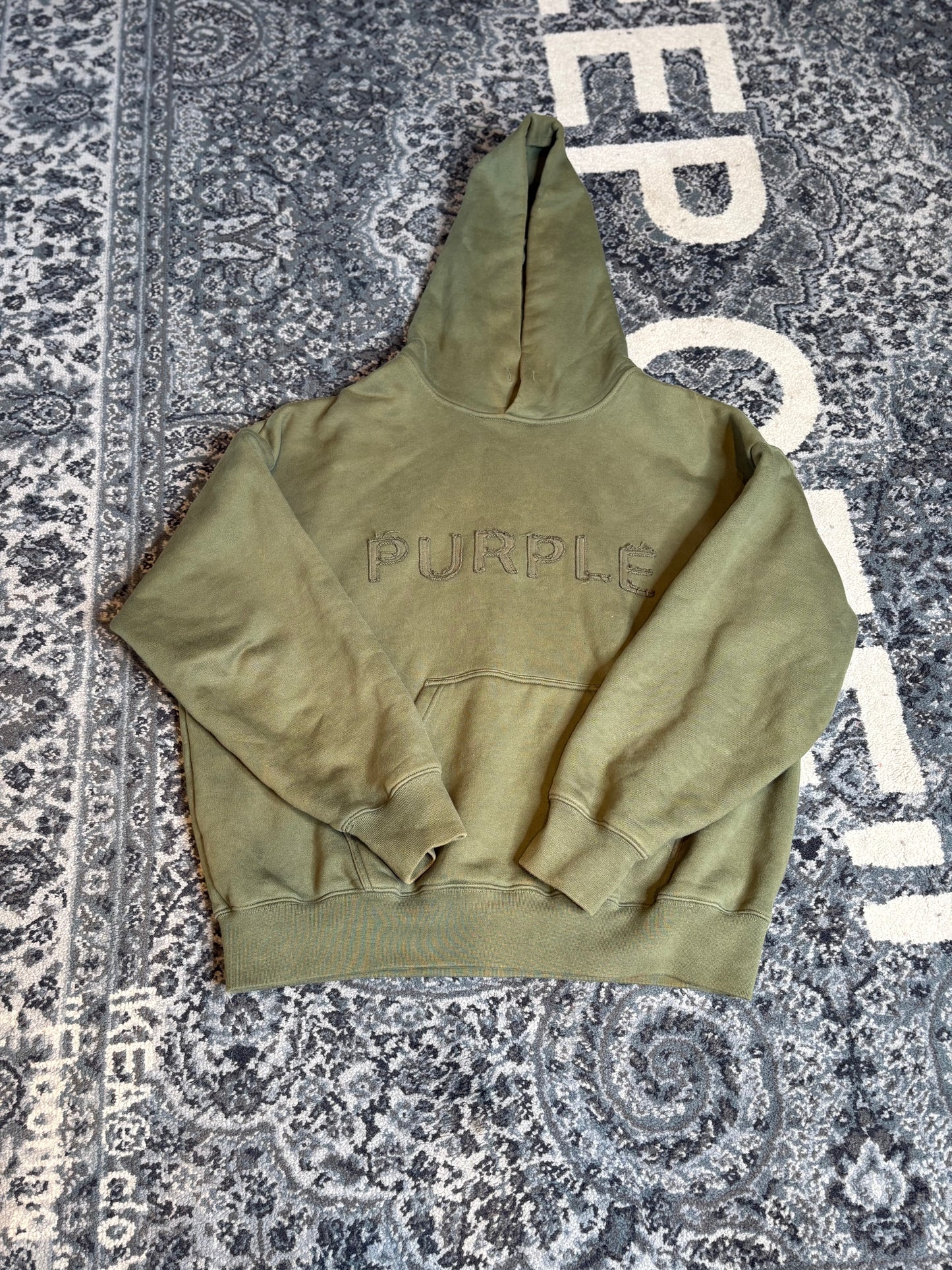 Purple Olive Hoodie PO SIZE LARGE
