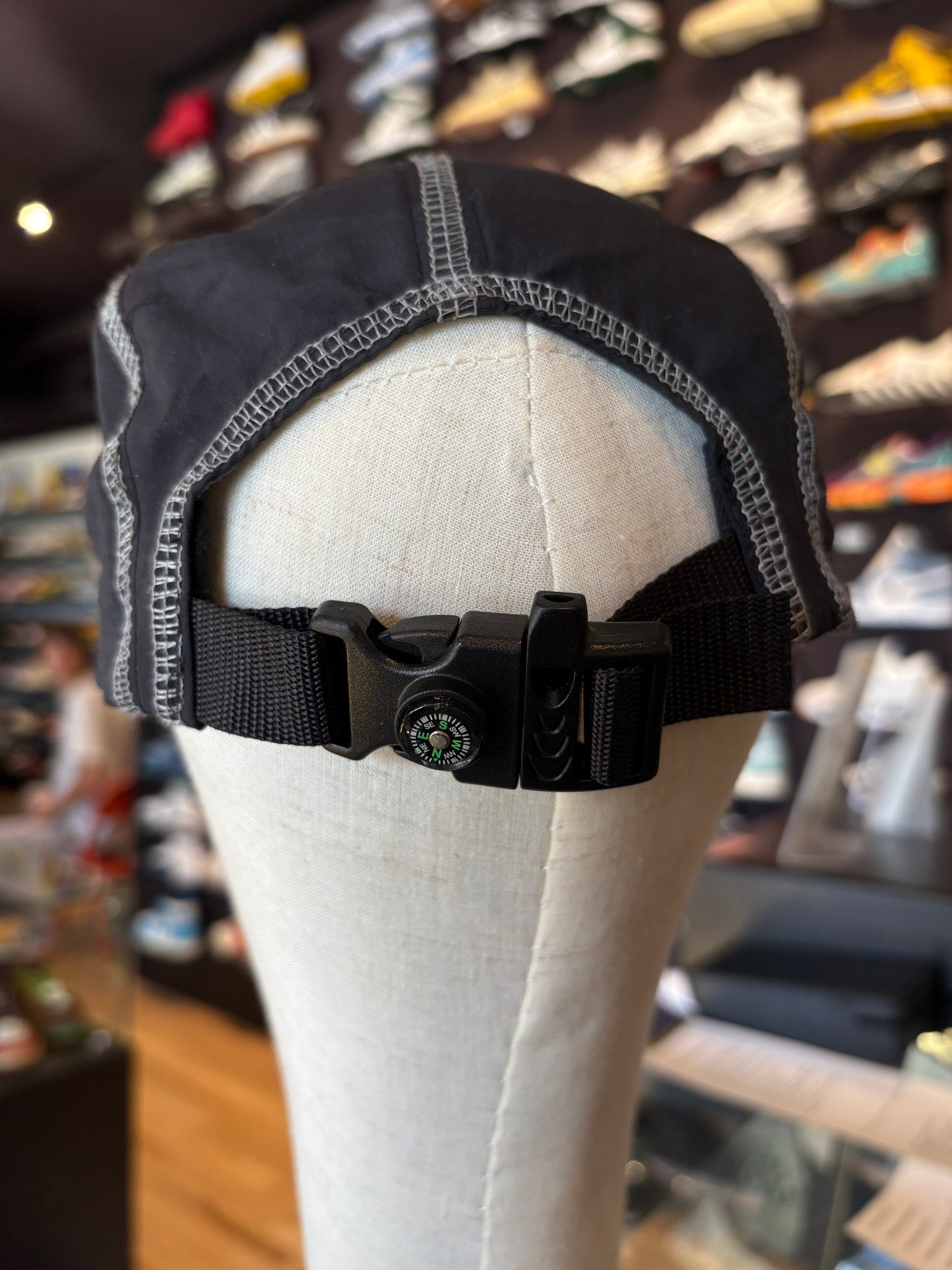 Supreme Black Compass Hat