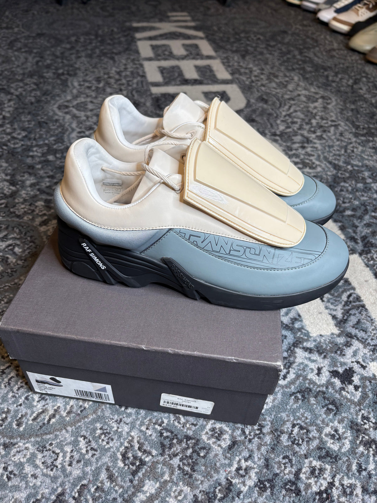 RAF Simons Antei “Cream Grey” Vnds Og Size 11(44 EU)
