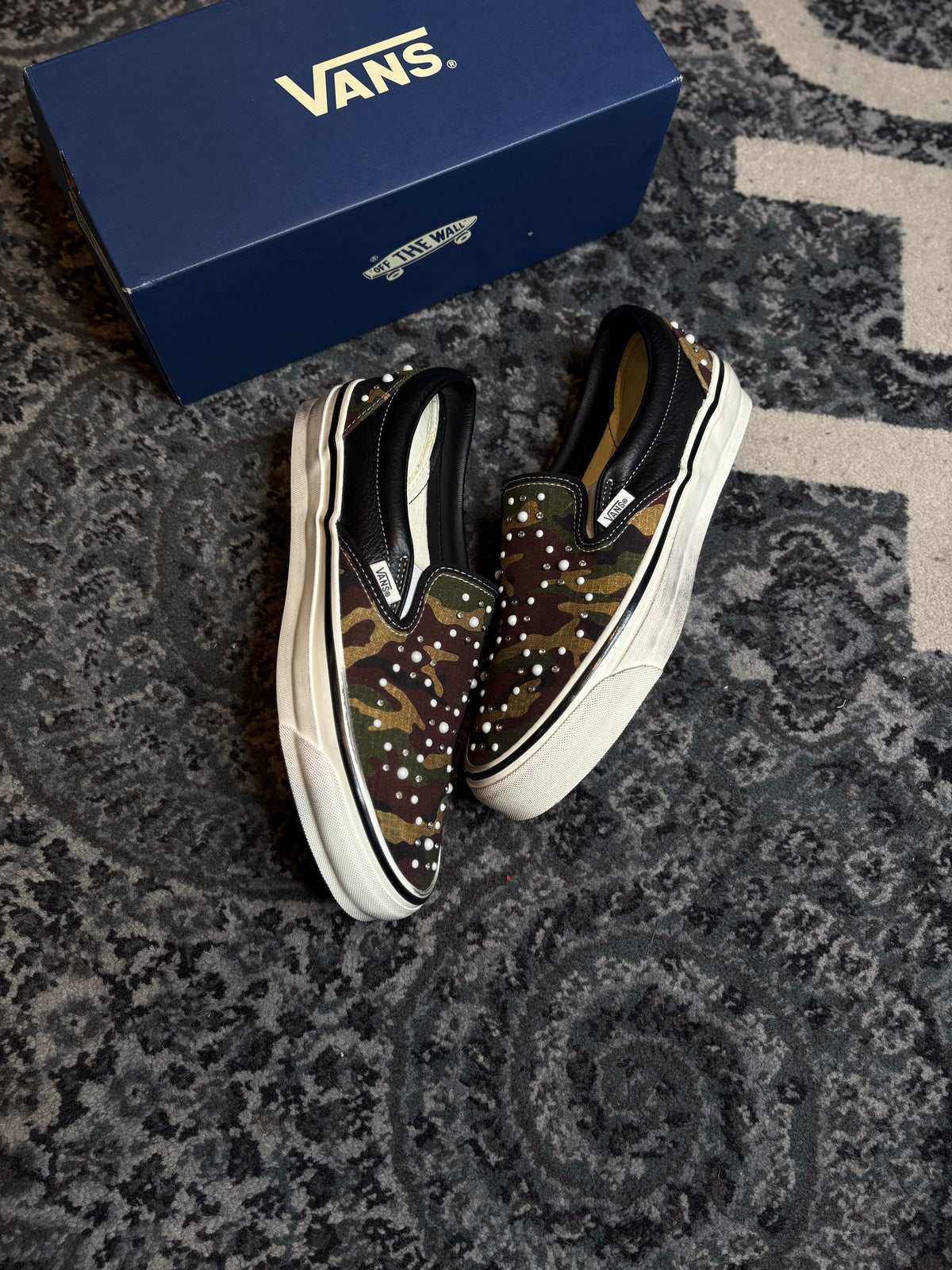 Vans LX Classics Slip-On 98 “Pearlized Pack Camo” Ds Og Size 9