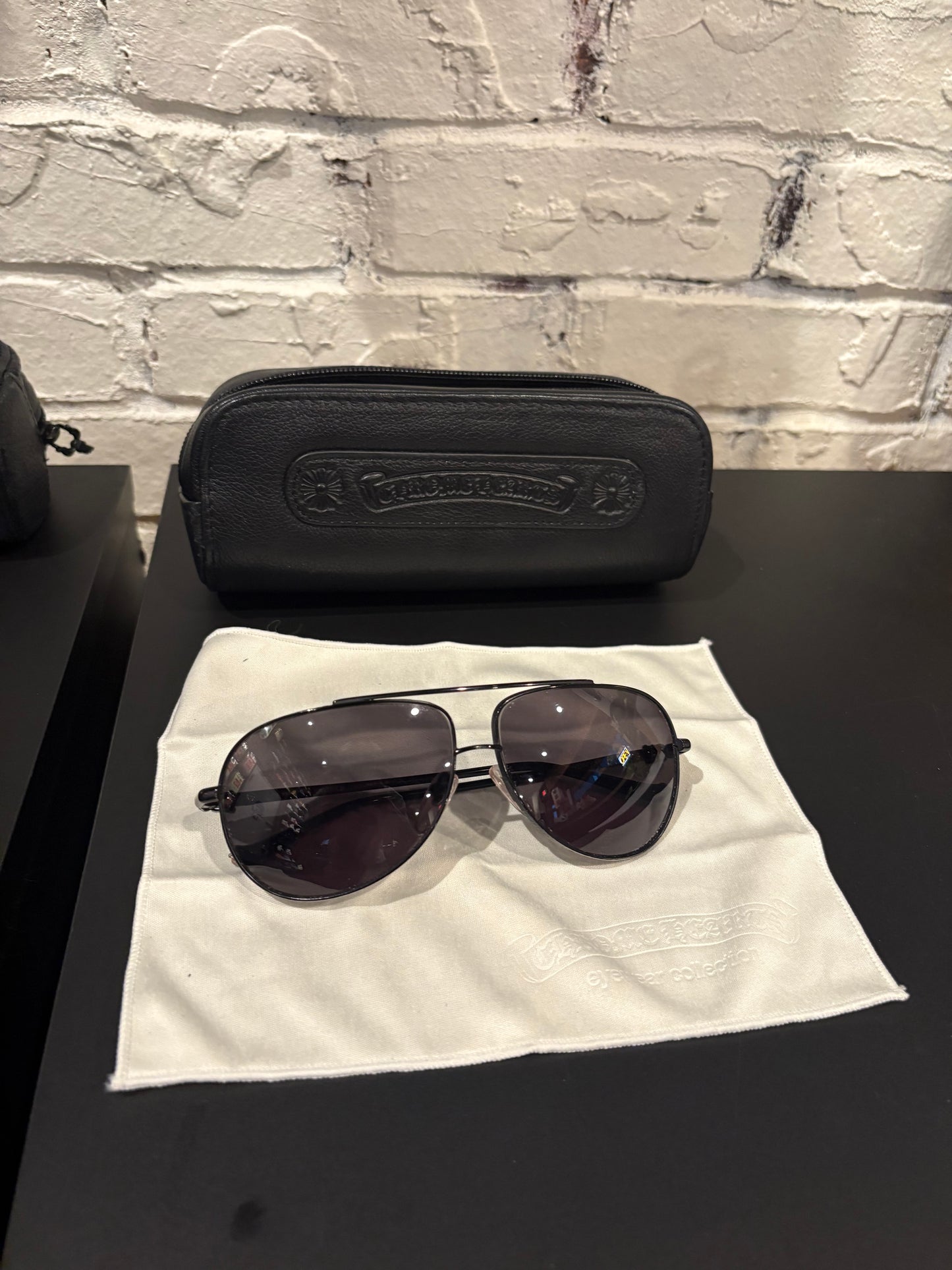 Chrome Hearts Black Sunglasses