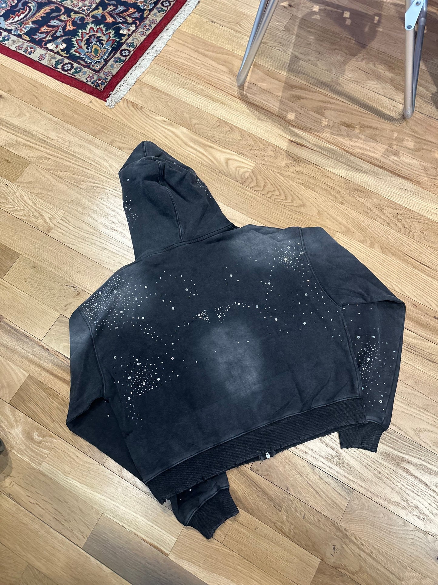 Vale Dreams Rhinestone Zip Hoodie DS