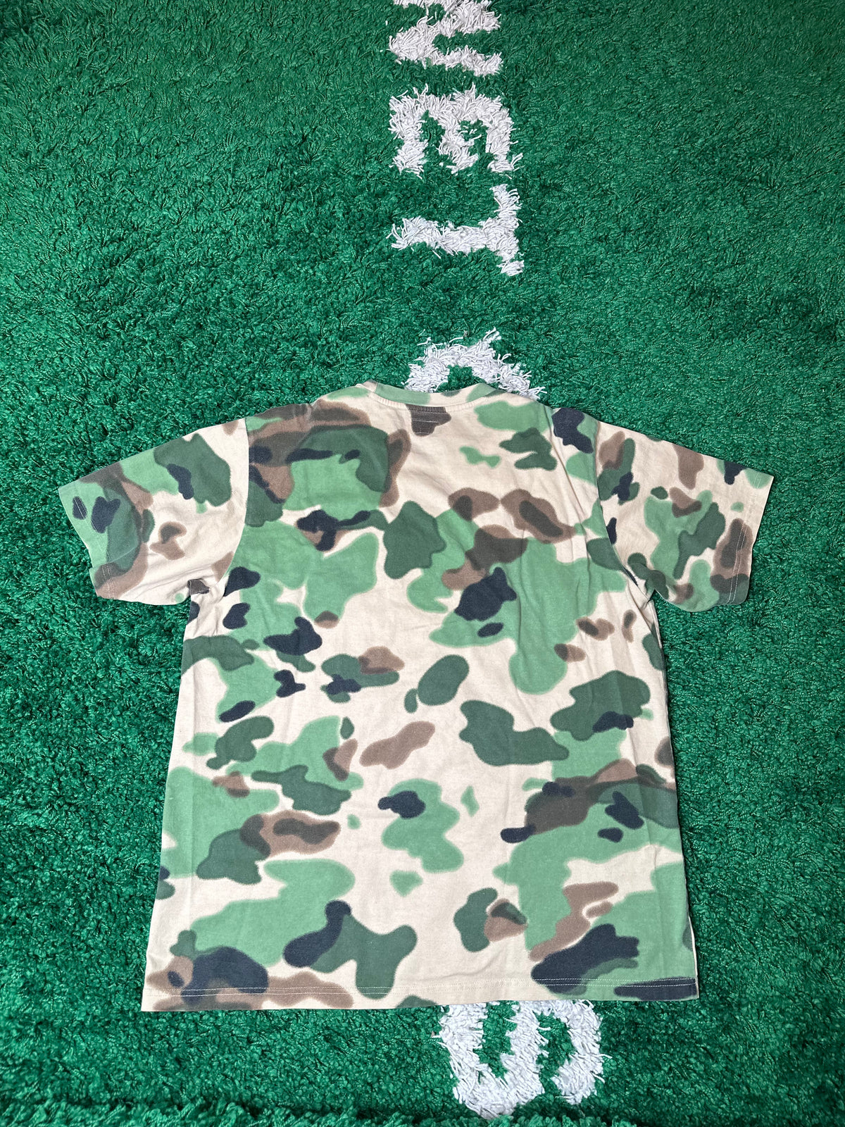 Supreme Overdyed Camo Pocket Tee Size Large