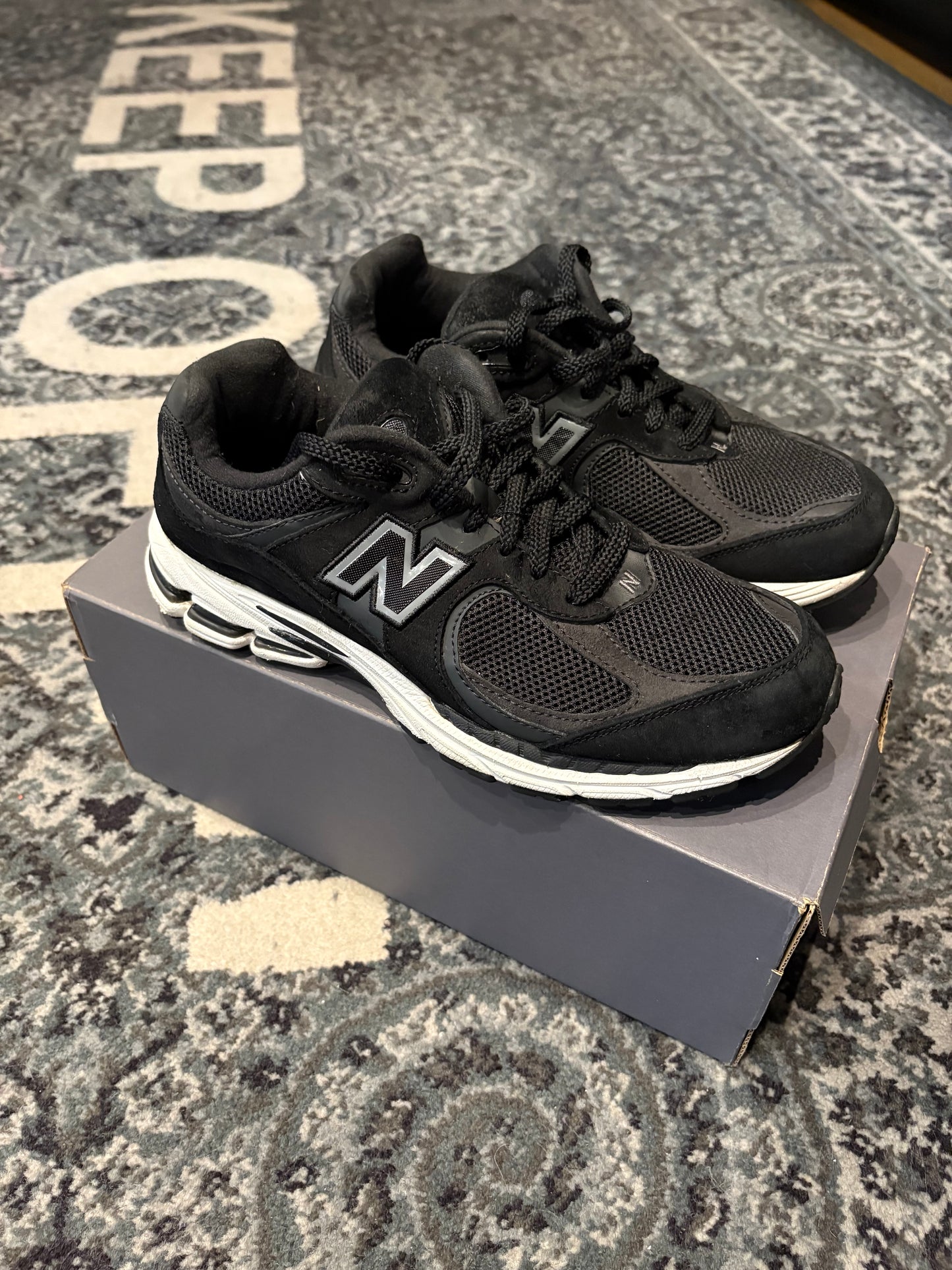 New Balance 2002R “Black Gunmetal” PO OG SIZE 7.5