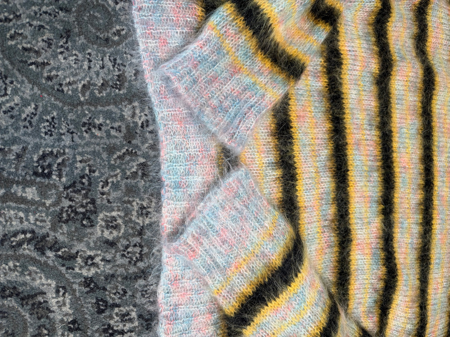 Marni Mohair Multicolor Striped Sweater Size Medium