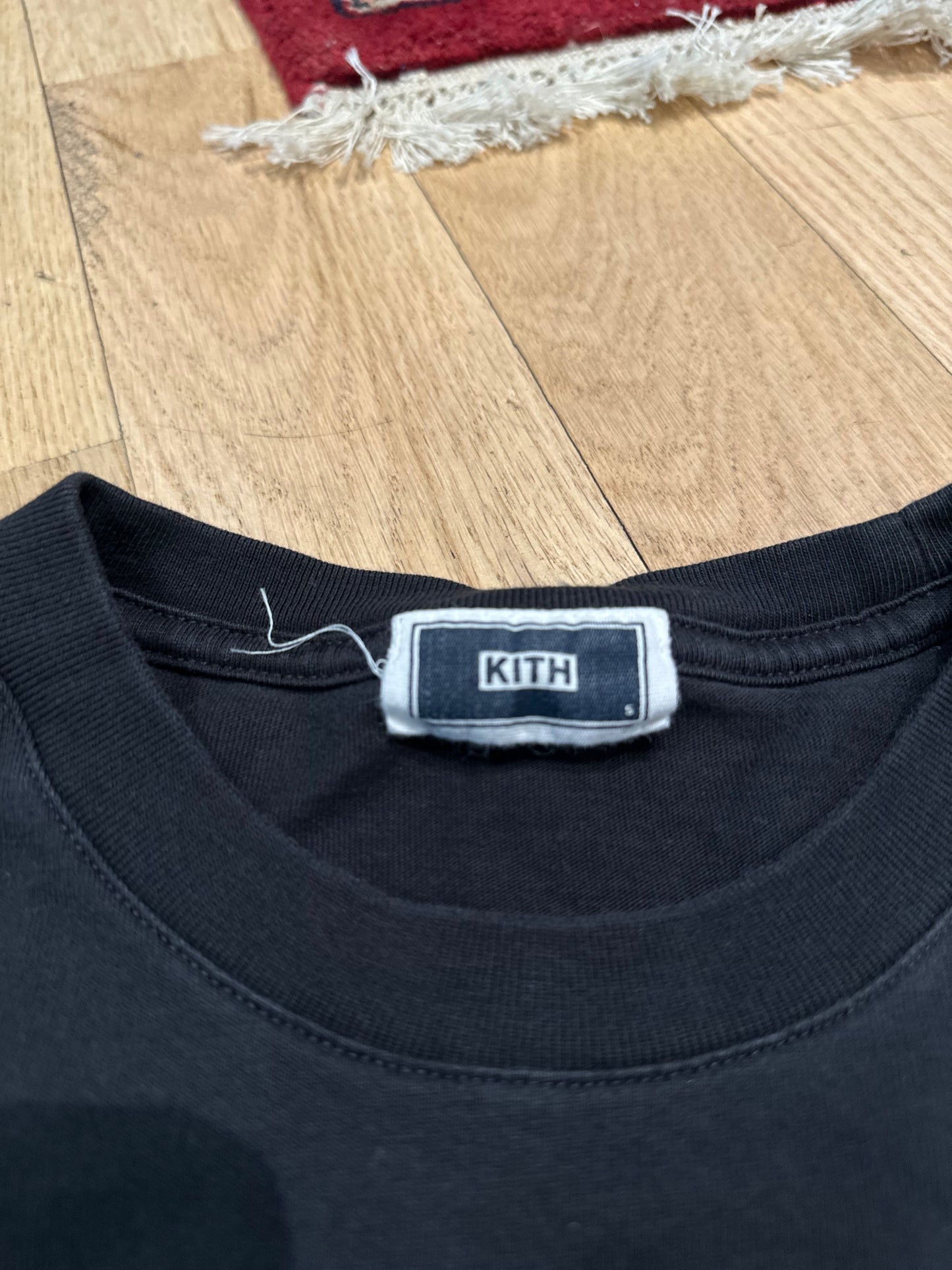 Kith Black Logo Tee Size Small