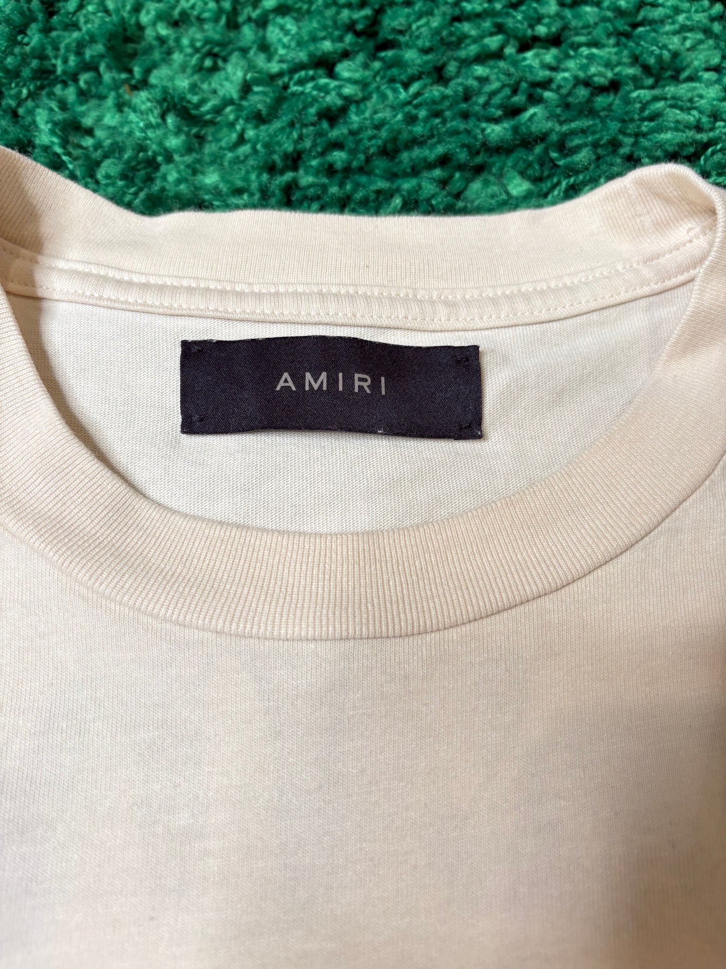 Amiri Motors Tee Cream Size XXL