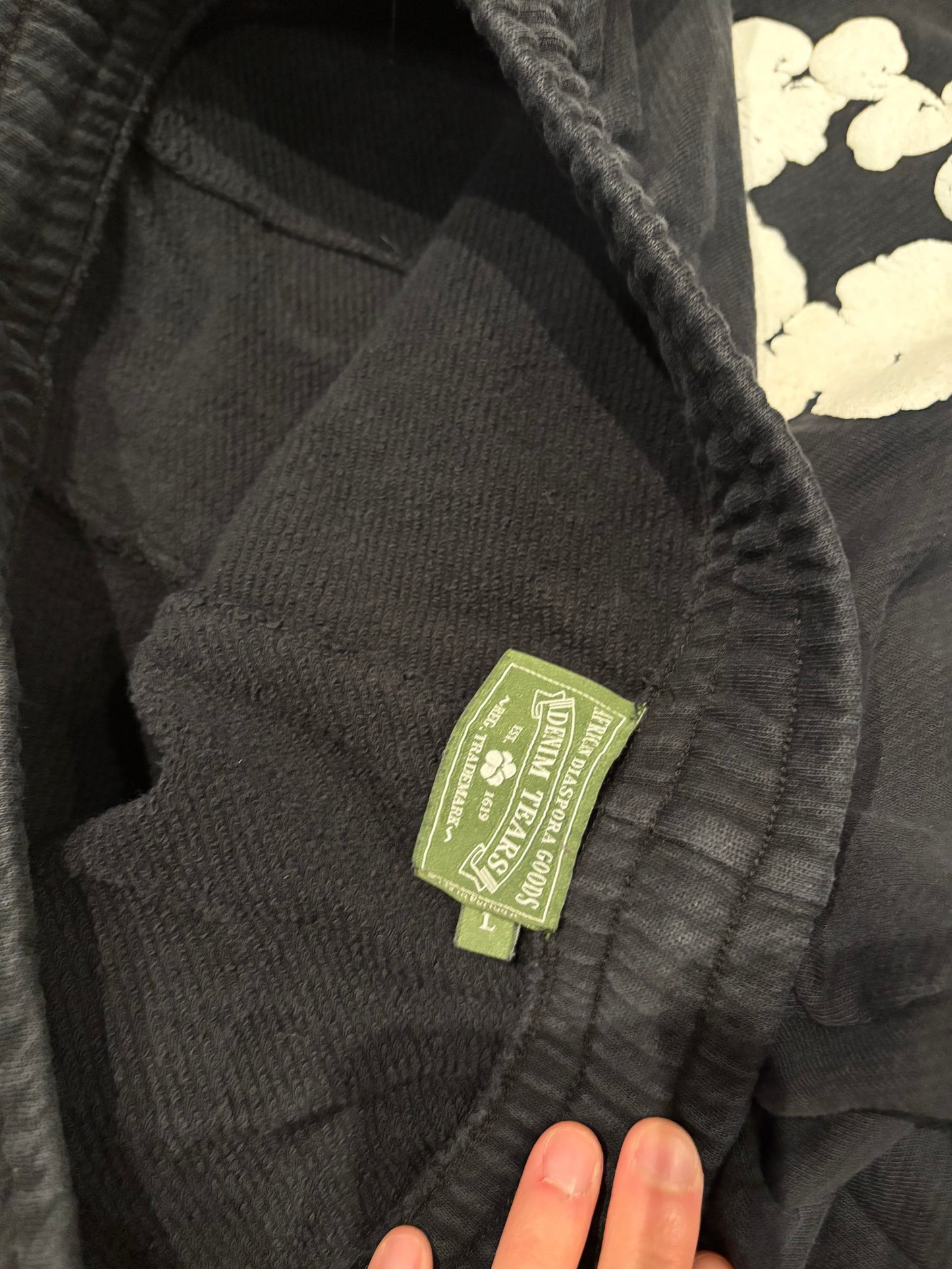 Denim Tears Wreath Sweatpants Black Size Large