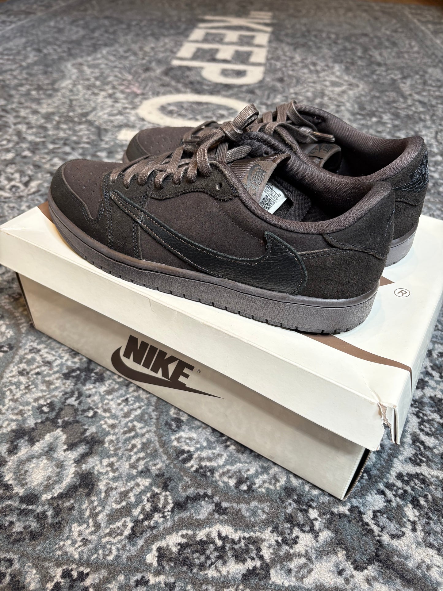 Jordan 1 Retro Low “Travis Scott Velvet Brown” OG CLEAN SIZE 10