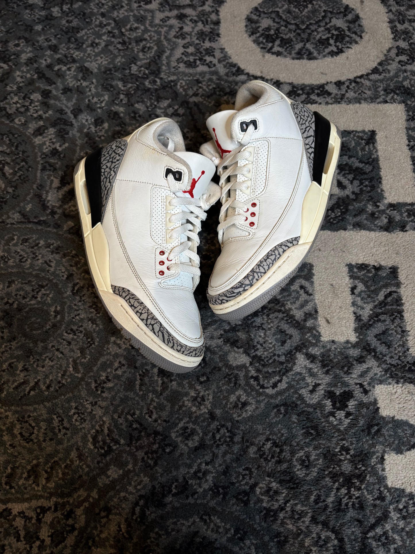 Jordan 3 Retro “White Cement” Clean Nb Size 9